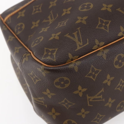 Louis Vuitton Deauville Handbag Monogram Canvas, BROWN, CANVAS, Handbag