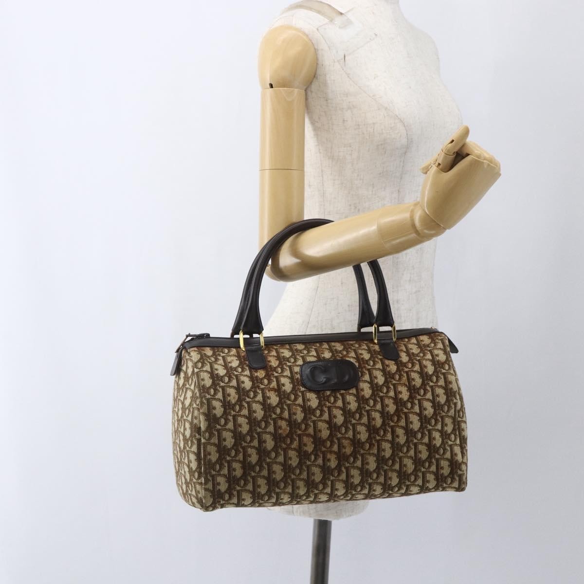Christian Dior Trotter shoulder bag Canvas, Beige, Canvas, Handbag