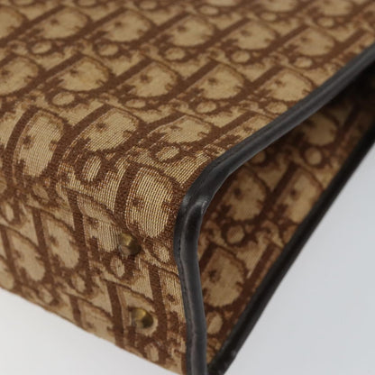 Christian Dior Vintage Trotter Handbag Canvas, BEIGE, CANVAS, Handbag
