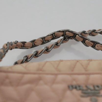 Prada Camera Bag Quilted Tessuto, PINK, NYLON, Crossbody bag