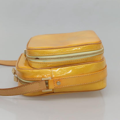 Louis Vuitton Wooster Handbag Monogram Vernis, YELLOW, PATENT_LEATHER, Handbag