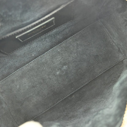 Saint Laurent Classic Baby Duffle Bag Leather, BLACK, LEATHER, Handbag