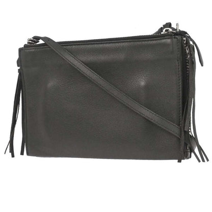 Balenciaga Papier Triple Zip Around Crossbody Bag Leather, GRAY, LEATHER, Shoulder bag