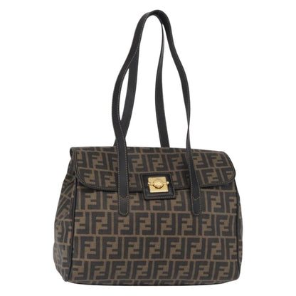 Fendi Zucca Tote bag Canvas, BROWN, PVC, Tote bag
