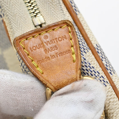 Louis Vuitton Eva Handbag Damier, WHITE, LEATHER, Handbag