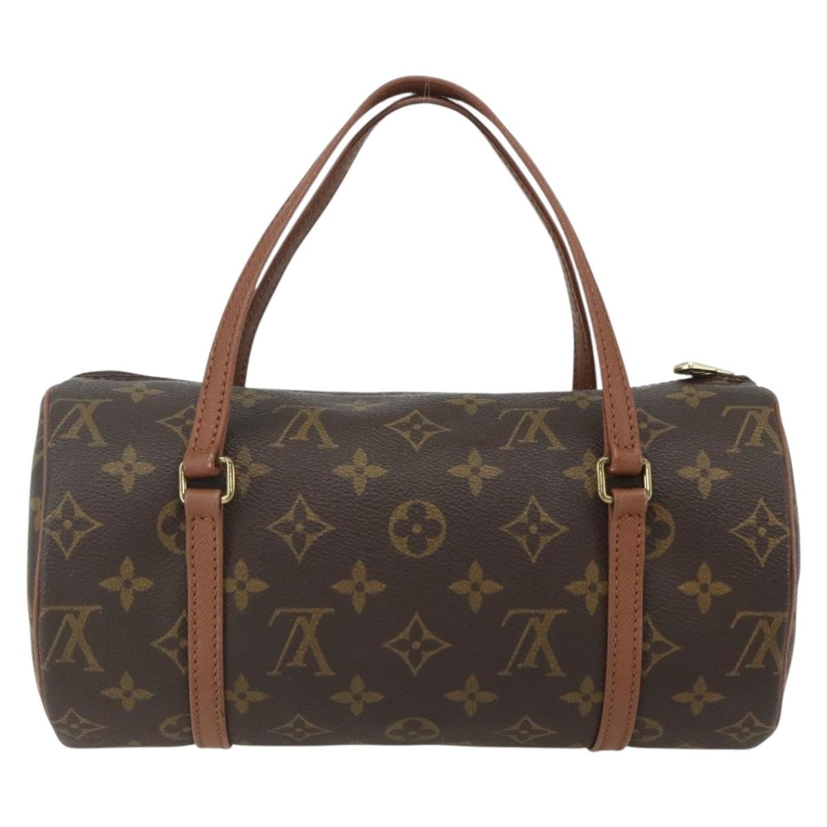 Louis Vuitton Papillon Handbag Monogram Canvas, BROWN, CANVAS, Handbag