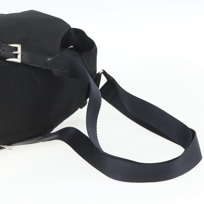 Prada Front Pocket Backpack Tessuto, BLACK, NYLON, Backpack