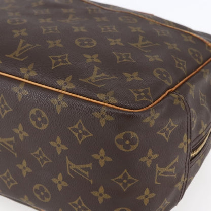 Louis Vuitton Deauville Handbag Monogram Canvas, BROWN, CANVAS, Handbag