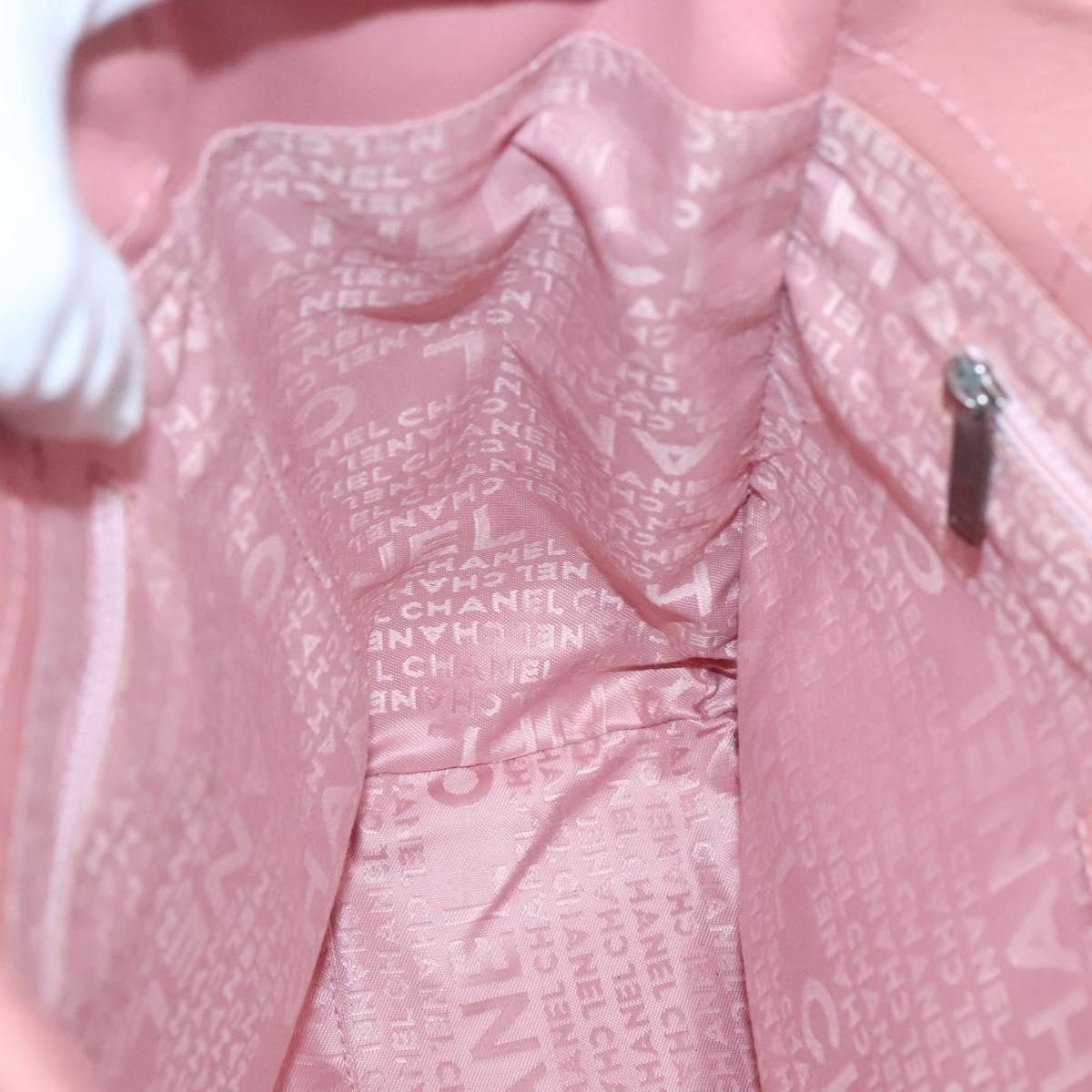 Chanel Chocolate Bar Coco Mark handbag Caviar skin, PINK, LEATHER, Handbag