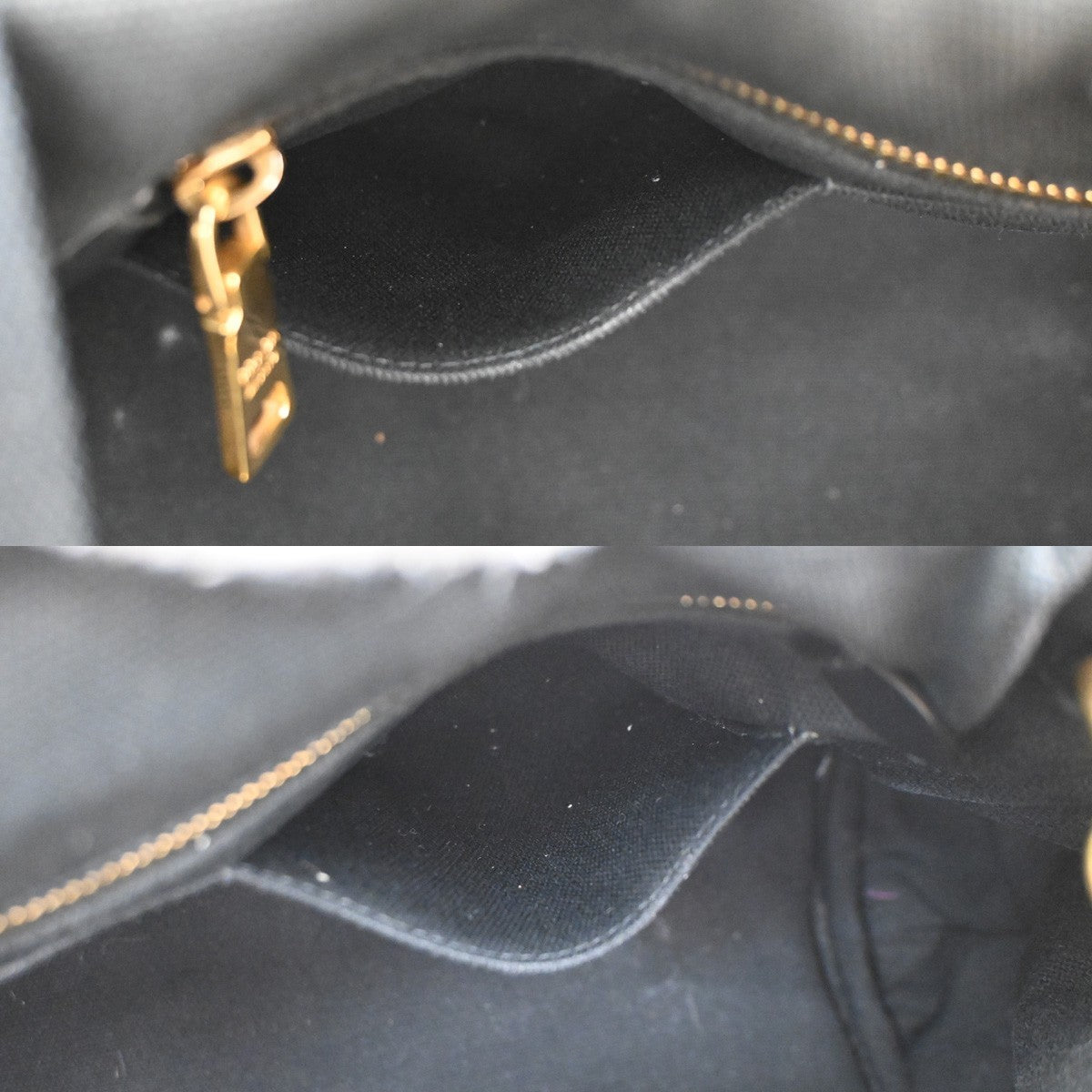 Prada Canapa Open Tote Canvas, GREEN, CANVAS, Handbag