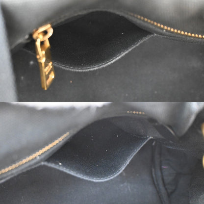 Prada Canapa Open Tote Canvas, GREEN, CANVAS, Handbag