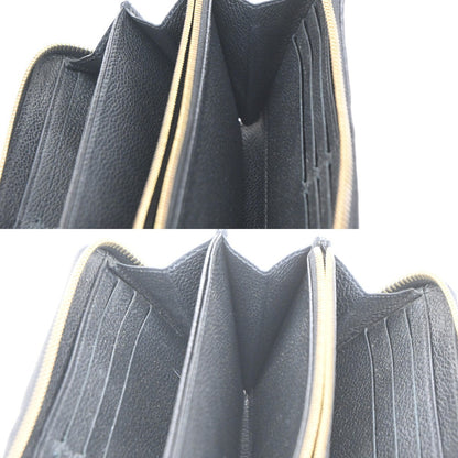 Louis Vuitton Zippy Wallet NM Leather Empreinte, BLACK, LEATHER, Wallets
