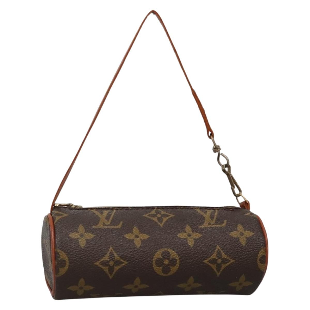 Louis Vuitton Papillon Pochette Monogram Canvas, BROWN, CANVAS, Clutche & pouche
