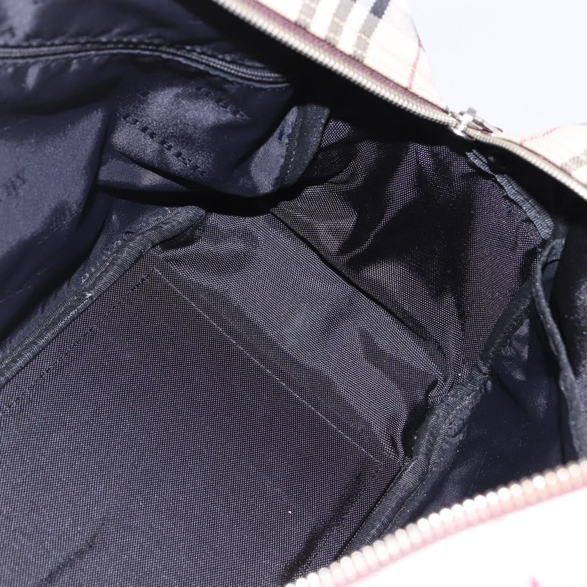 Burberry Nova Check Bowling Bag Canvas, BEIGE, CANVAS, Travel bag