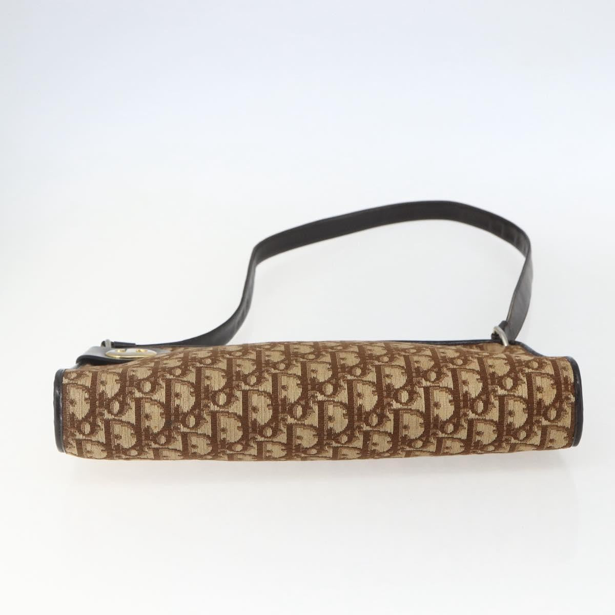 Christian Dior Vintage CD trotter Shoulder bag Canvas, BEIGE, CANVAS, Shoulder bag