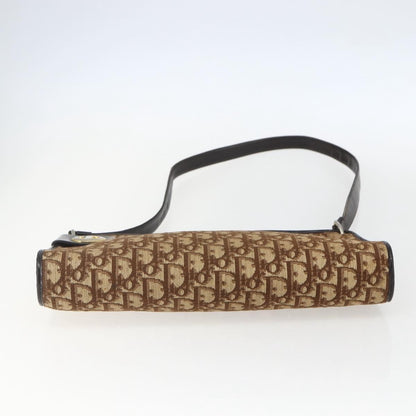 Christian Dior Vintage CD trotter Shoulder bag Canvas, BEIGE, CANVAS, Shoulder bag