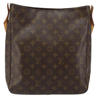 Louis Vuitton Looping Handbag Monogram Canvas, BROWN, CANVAS, Handbag