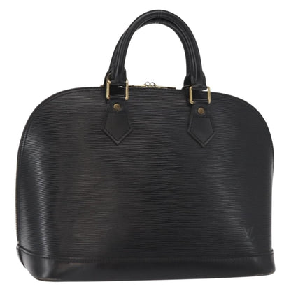 Louis Vuitton Alma Handbag Epi Leather, BLACK, LEATHER, Handbag