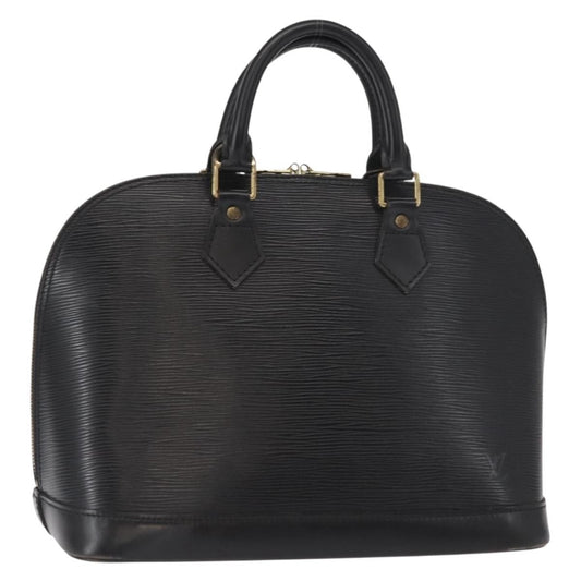 Louis Vuitton Alma Handbag Epi Leather, BLACK, LEATHER, Handbag
