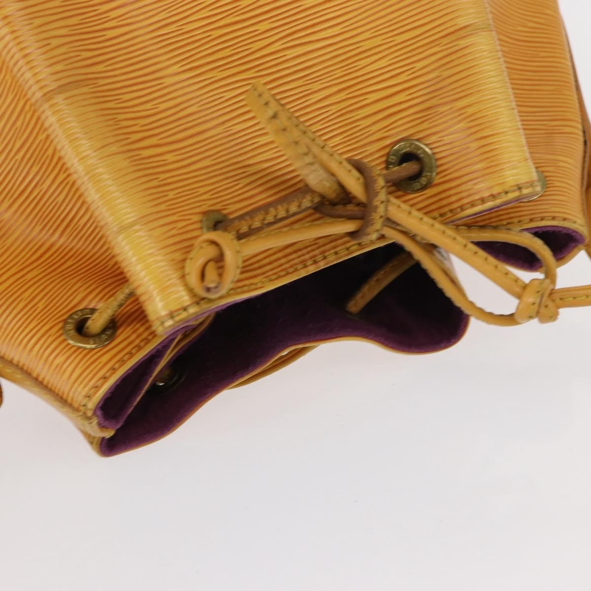 Louis Vuitton Noe Handbag Epi Leather, YELLOW, LEATHER, Shoulder bag