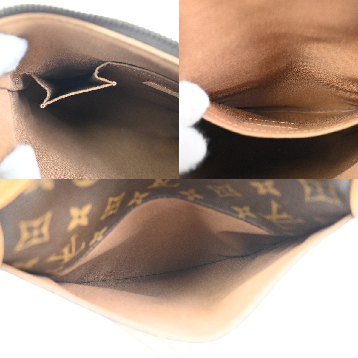 Louis Vuitton Odeon Handbag Monogram Canvas, BROWN, CANVAS, Shoulder bag