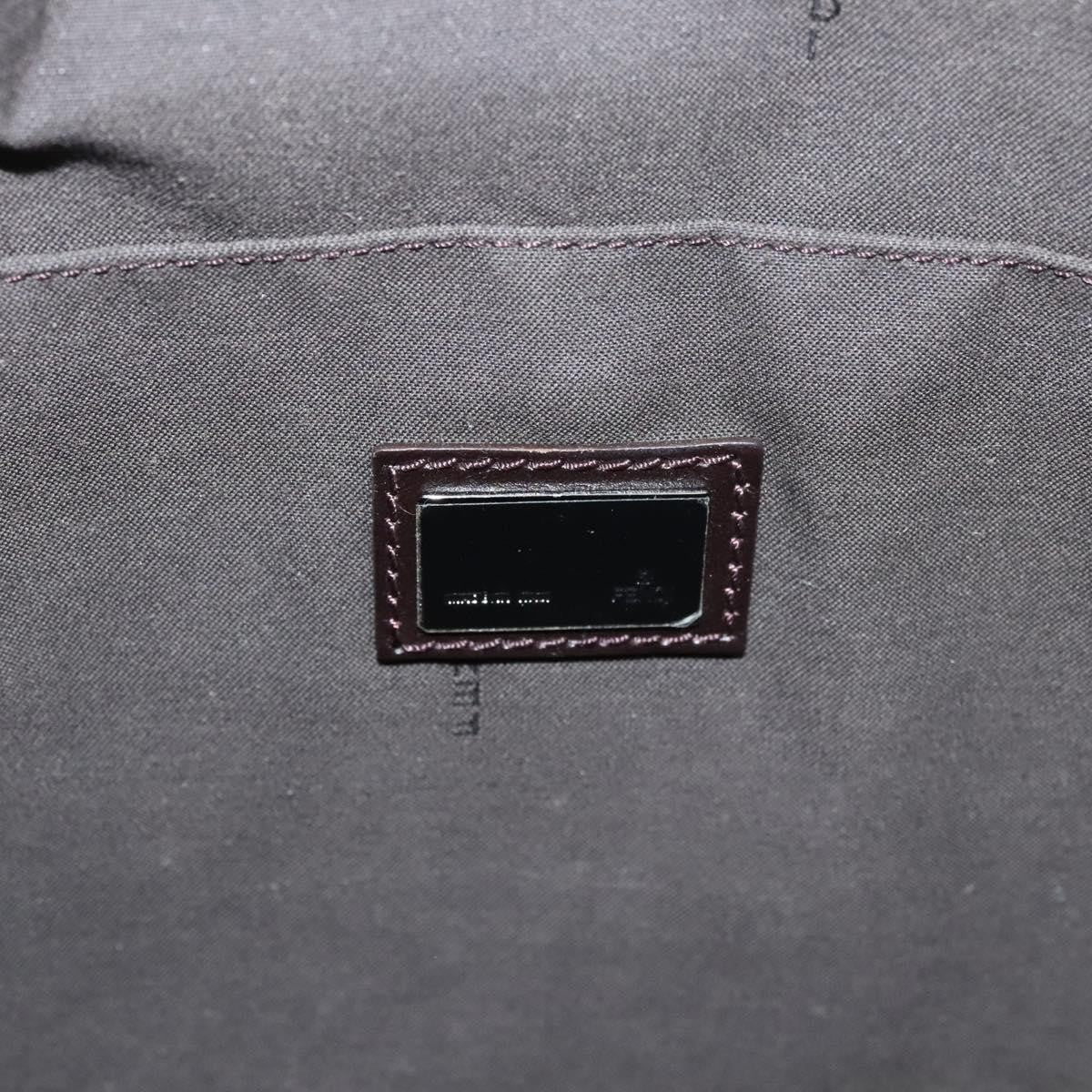 Fendi Vintage Flip Lock Tote Zucchino Canvas, BROWN, CANVAS, Tote bag