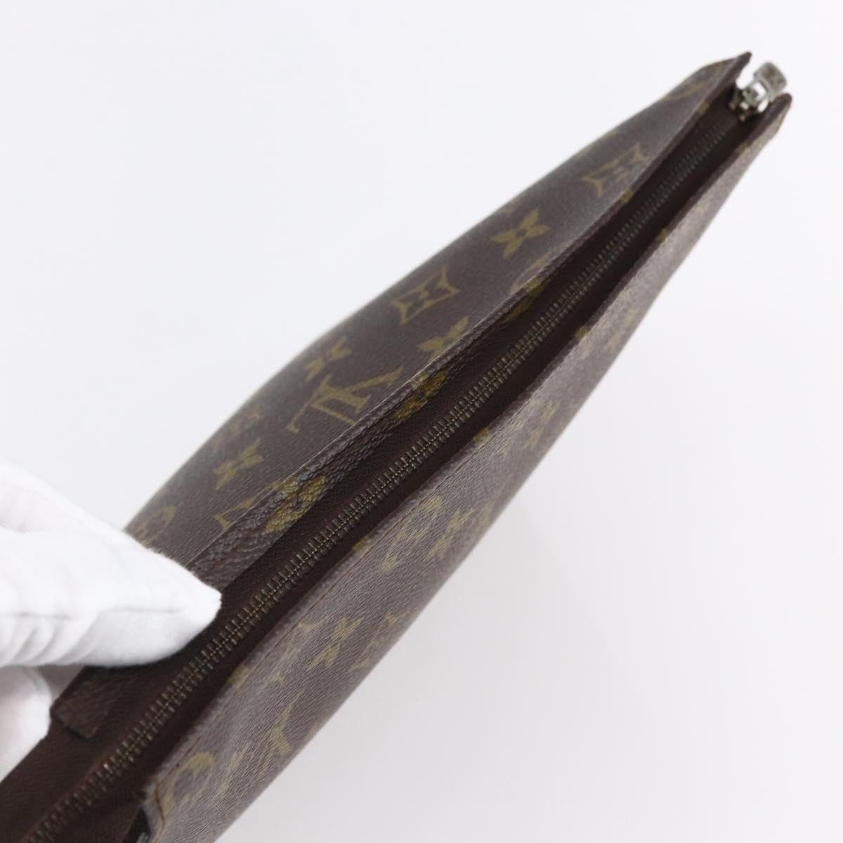 Louis Vuitton Toiletry Pouch Monogram Canvas, BROWN, CANVAS, Clutche & pouche