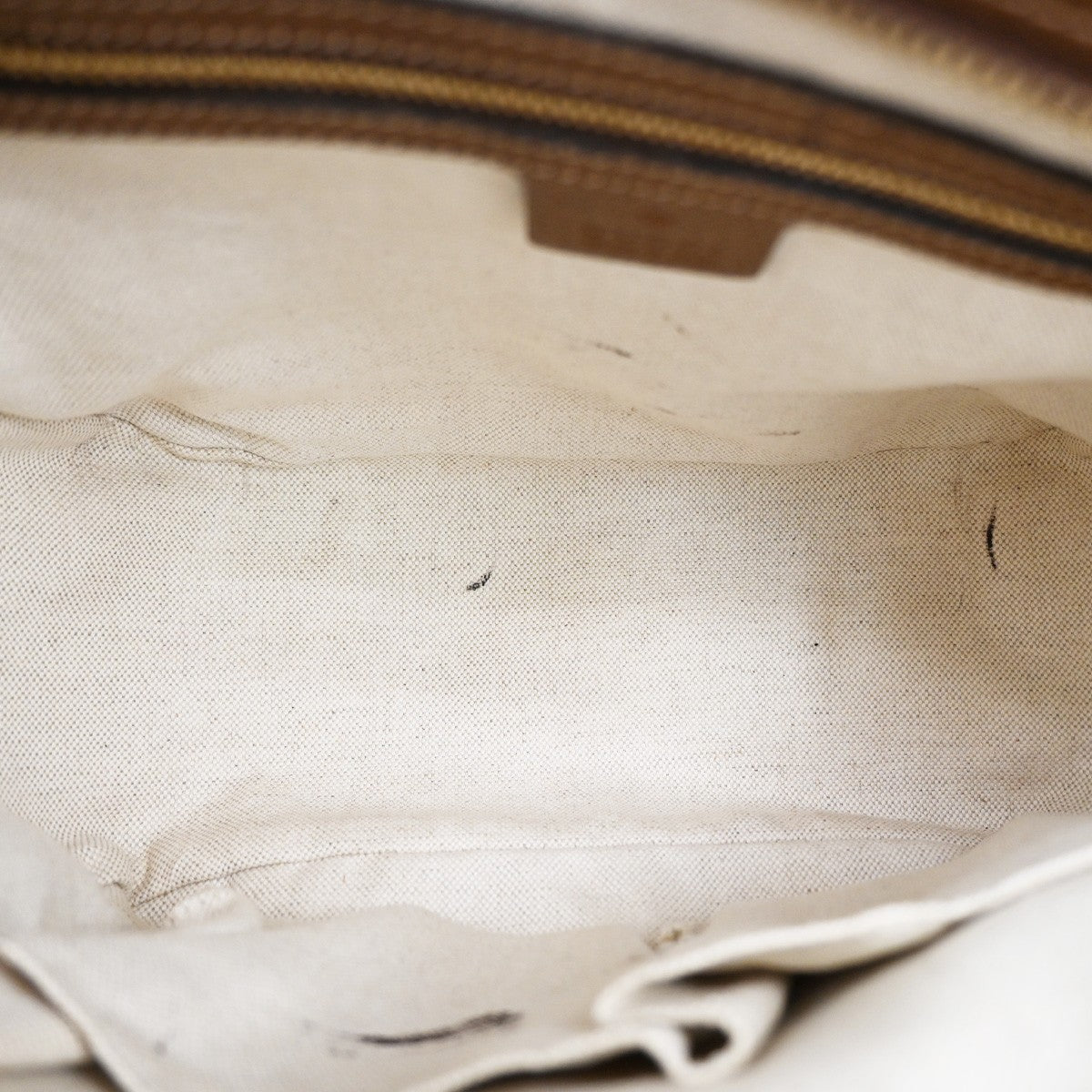 Gucci Bree Tote GG Canvas with Leather, BROWN, CANVAS, Tote bag