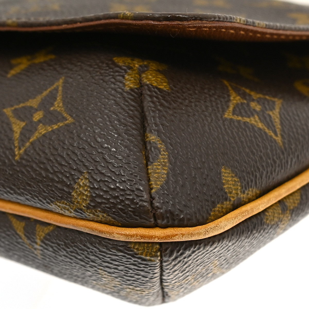 Louis Vuitton Musette Tango Handbag Monogram Canvas, Brown, Canvas, Shoulder Bag
