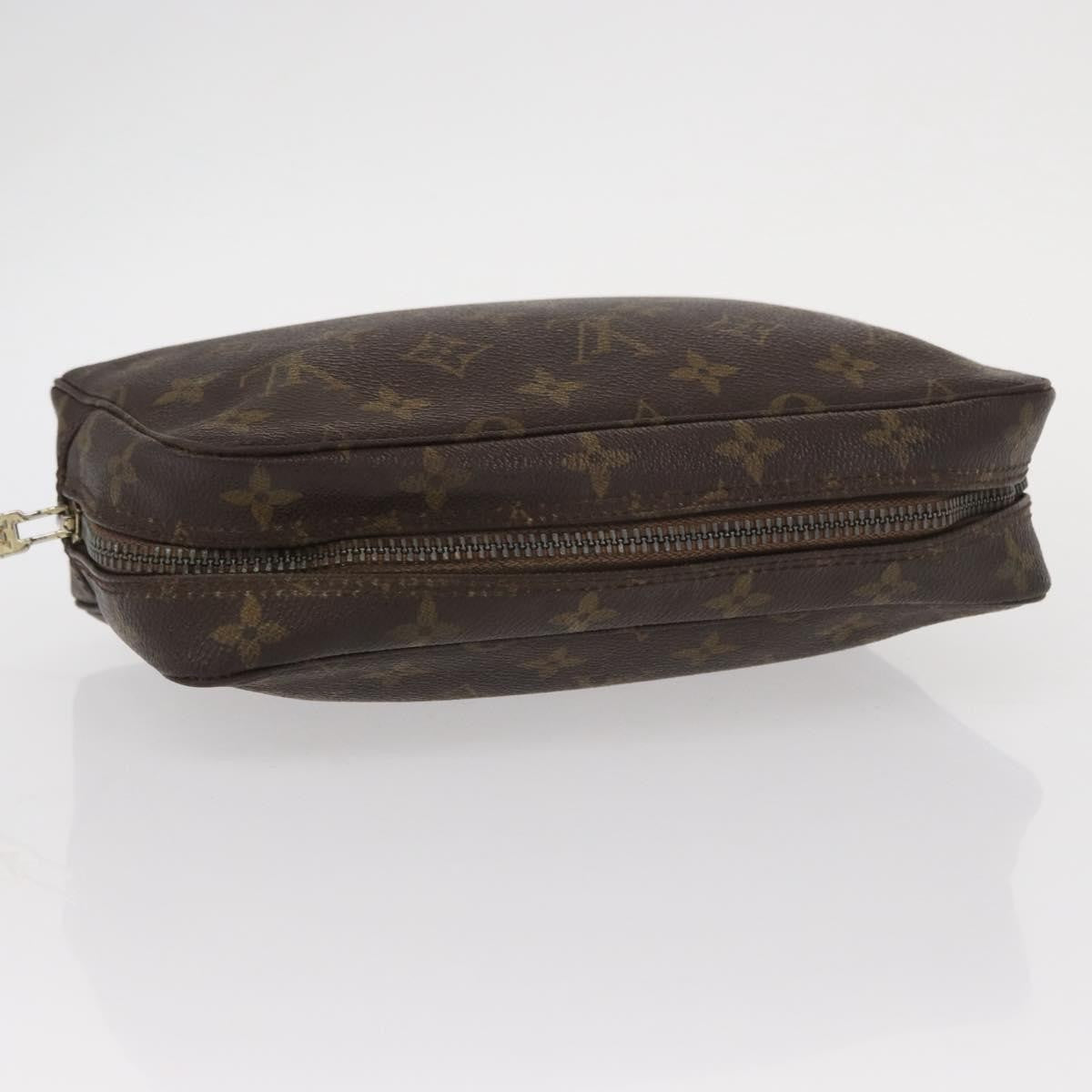 Louis Vuitton Trousse Toiletry Pouch Monogram Canvas, BROWN, CANVAS, Toiletry Case