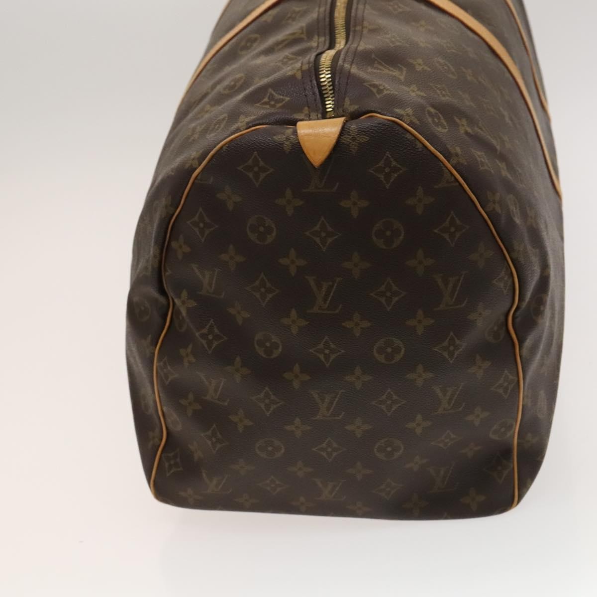 Louis Vuitton Keepall Bag Monogram Canvas, BROWN, CANVAS, Travel bag