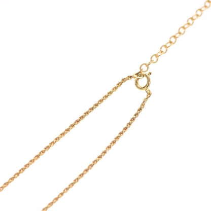 Christian Dior Vintage CD Round Pendant Necklace Metal, GOLD, METAL, Necklace