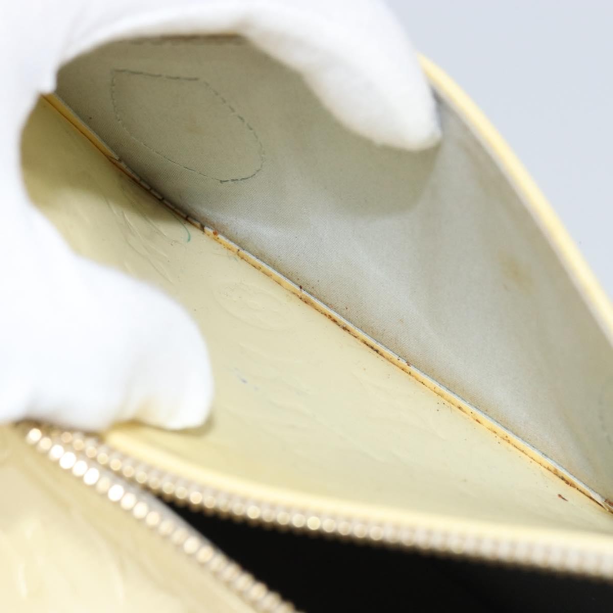 Louis Vuitton Rosewood Avenue Handbag Monogram Vernis, BEIGE, PATENT_LEATHER, Handbag