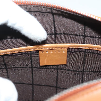 Celine C Macadam Handbag Suede, ORANGE, SUEDE, Handbag