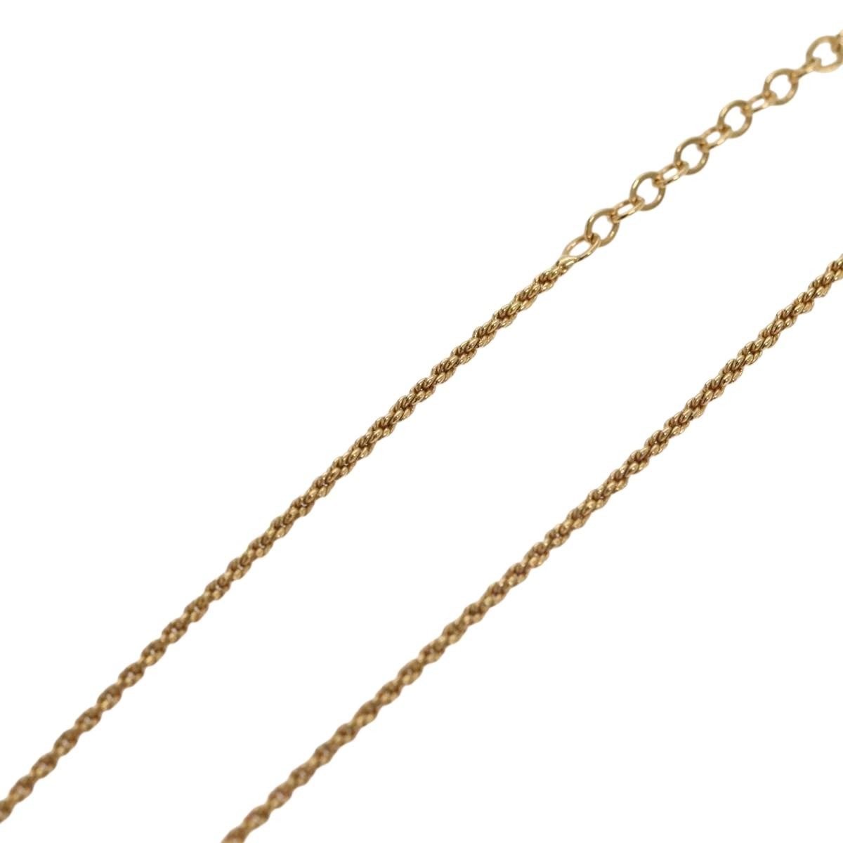 Christian Dior CD Pendant Necklace Gold-plated, GOLD, METAL, Necklace