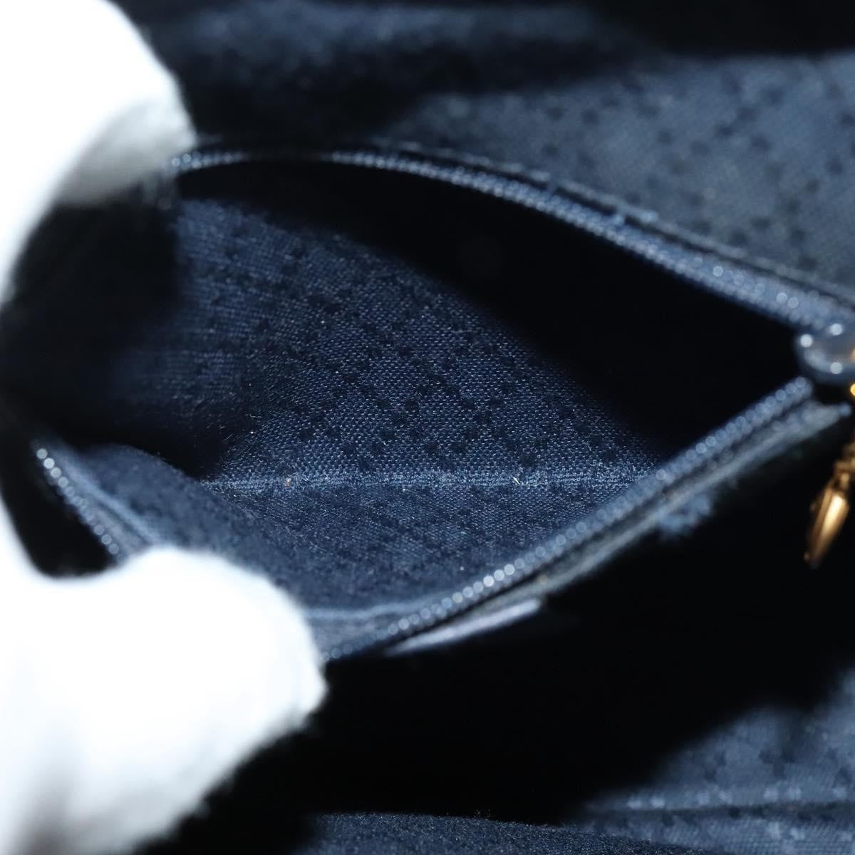 Gucci Gucci bamboo backpack daim, NAVY, SUEDE, Backpack