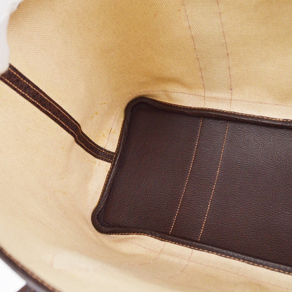 Hermes Garden Party Tote Toile and Leather, BEIGE, CANVAS, Tote bag