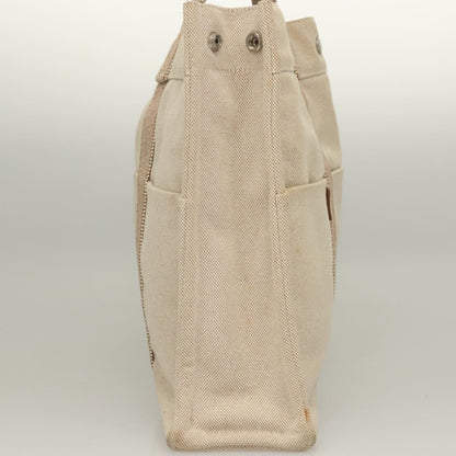 Hermes Fourre Tout Tote Toile, BEIGE, CANVAS, Tote bag