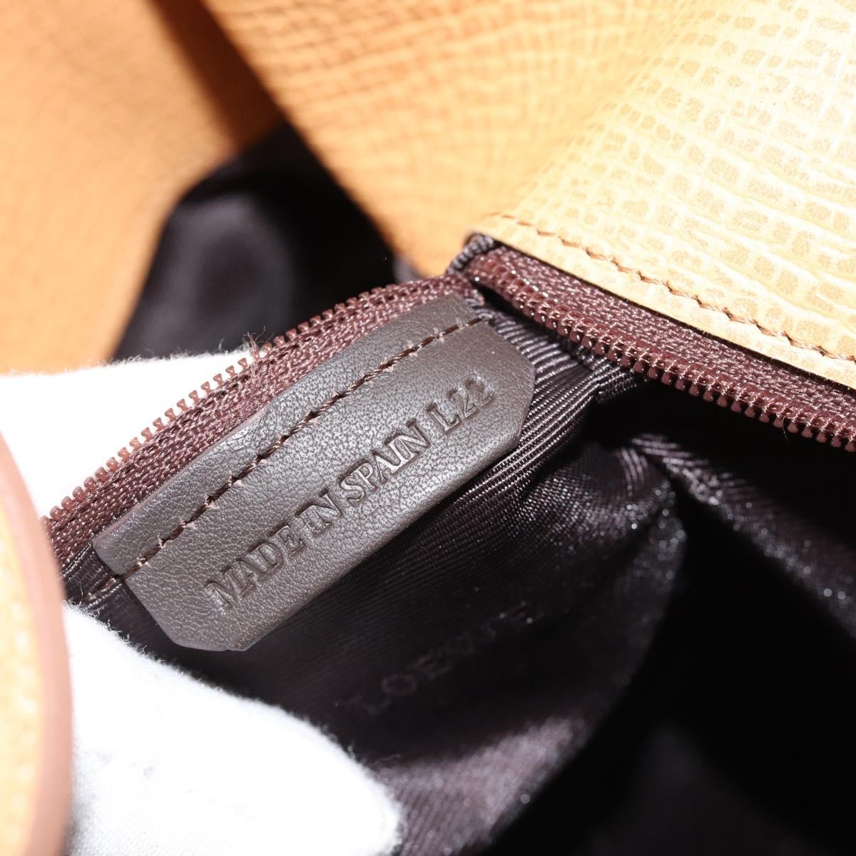 Loewe Vintage Shoulder Bag Canvas, Beige, Leather, Shoulder Bag