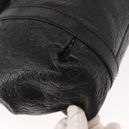 Gucci New Ladies Web Hobo Guccissima Leather, BLACK, LEATHER, Handbag