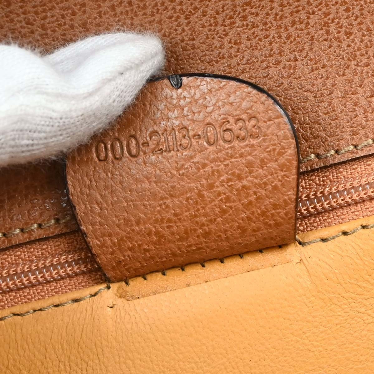 Gucci Vintage Convertible Bamboo Top Handle Bag Leather, BROWN, LEATHER, Handbag