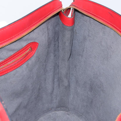 Louis Vuitton Saint Jacques Handbag Epi Leather, RED, LEATHER, Shoulder bag