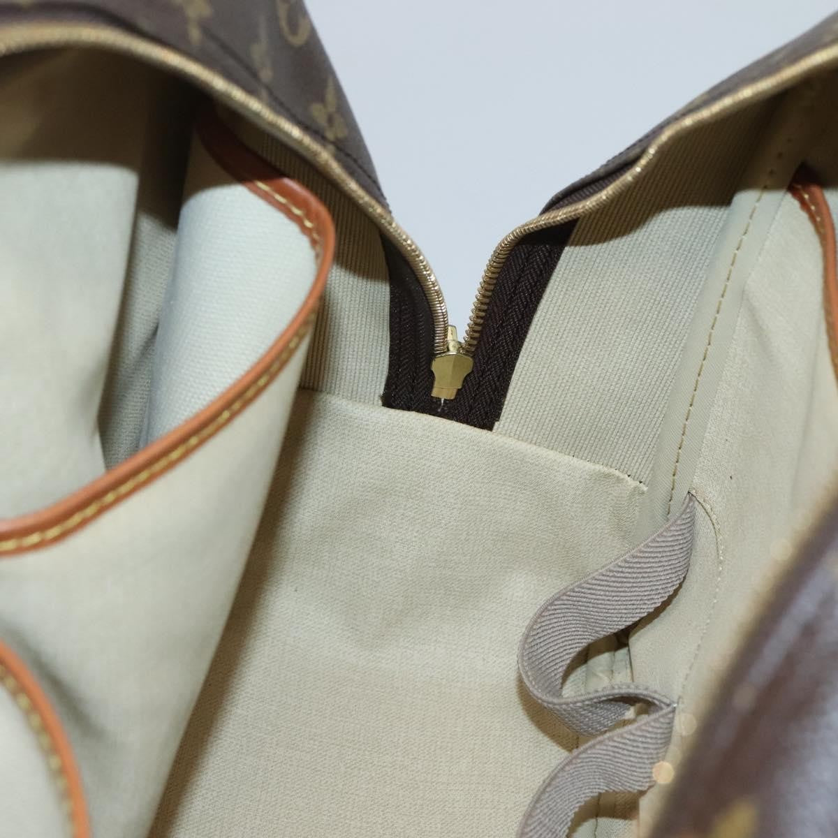 Louis Vuitton Deauville Handbag Monogram Canvas, BROWN, CANVAS, Handbag