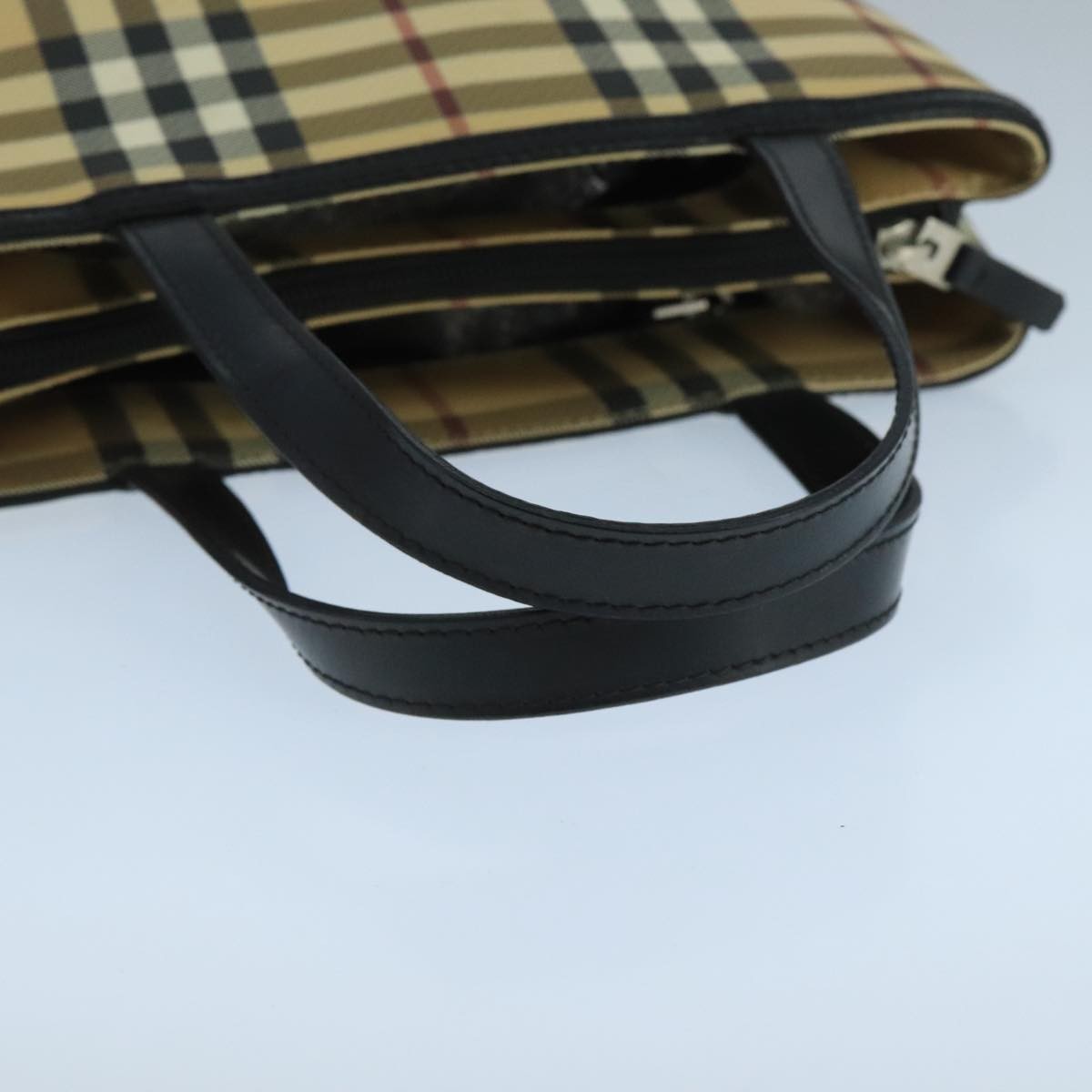 Burberry Nova Check Tote canvas check pattern, BEIGE, CANVAS, Tote bag