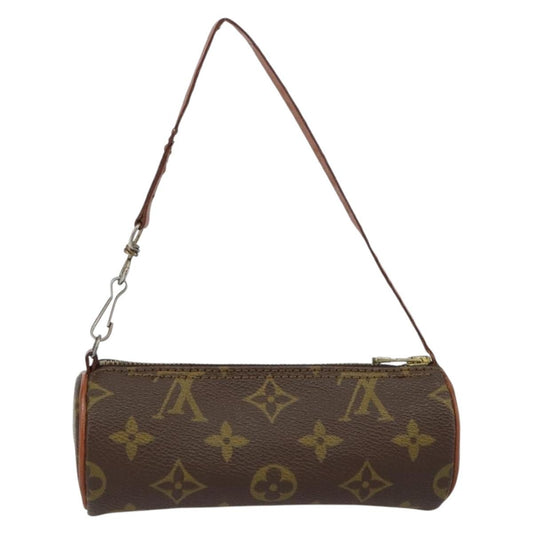 Louis Vuitton Papillon Pochette Monogram Canvas, BROWN, CANVAS, Clutche & pouche