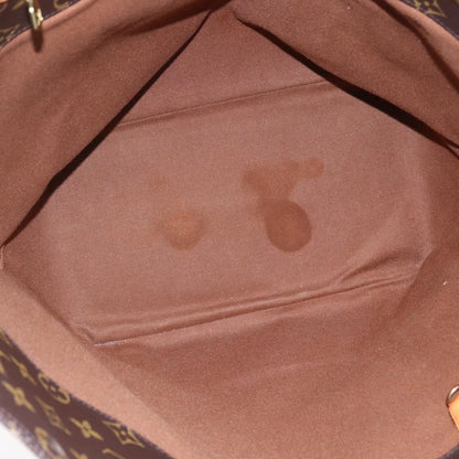 Louis Vuitton Shopping Sac Handbag Monogram Canvas, BROWN, CANVAS, Tote bag