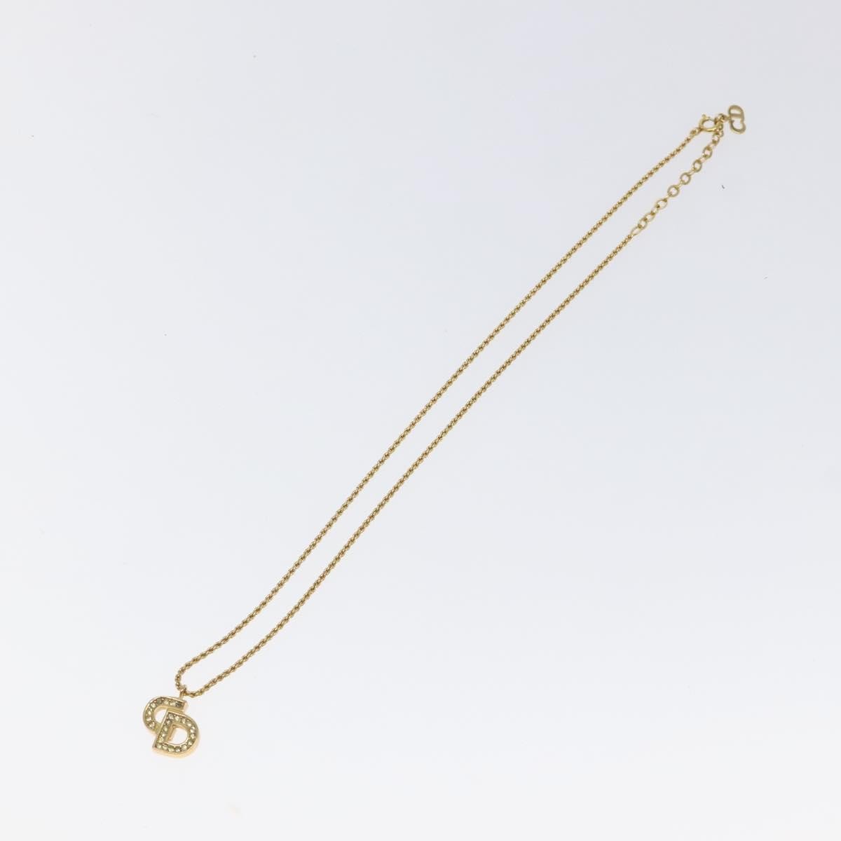 Christian Dior CD Pendant Necklace Gold-plated, GOLD, GOLD_PLATED, Necklace