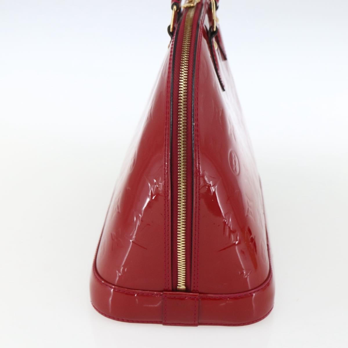 Louis Vuitton Alma Handbag Patent Leather, RED, PATENT_LEATHER, Handbag
