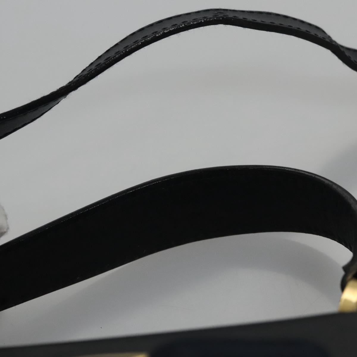 Salvatore Ferragamo Vintage Vara Bow Top Handle Bag Leather, NAVY, LEATHER, Handbag