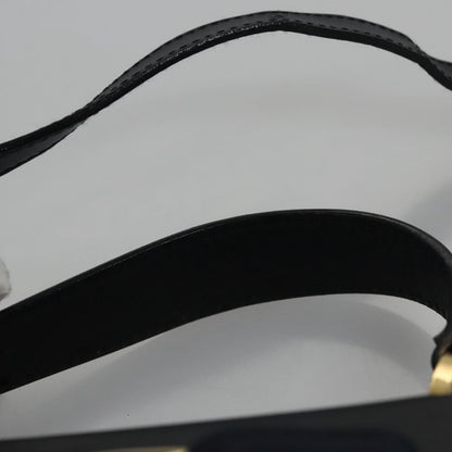 Salvatore Ferragamo Vintage Vara Bow Top Handle Bag Leather, NAVY, LEATHER, Handbag